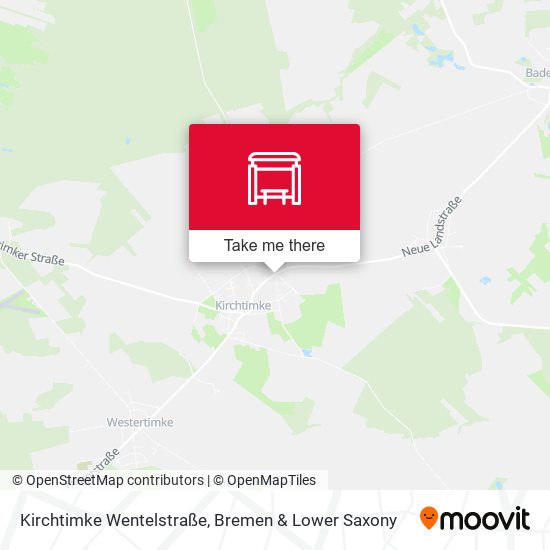 Kirchtimke Wentelstraße map
