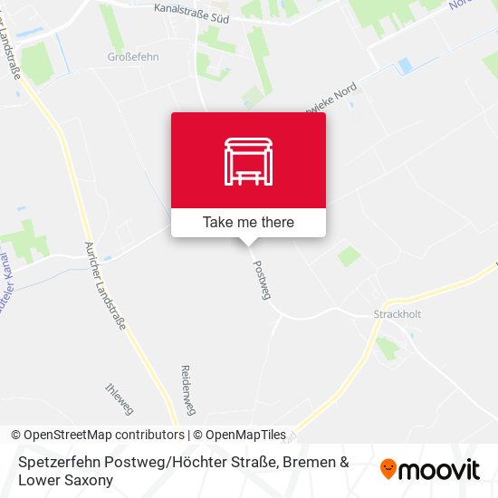 Spetzerfehn Postweg / Höchter Straße map