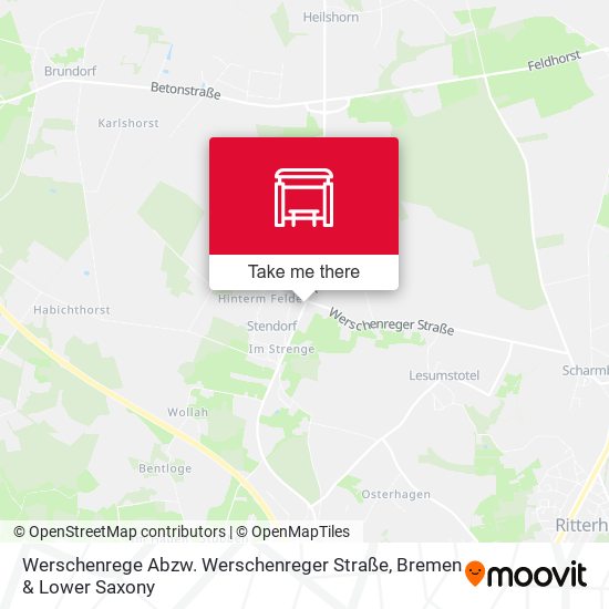Werschenrege Abzw. Werschenreger Straße map