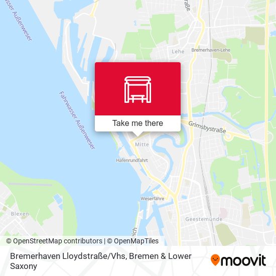 Bremerhaven Lloydstraße/Vhs map