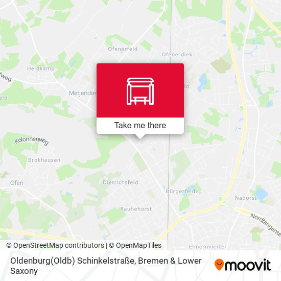 Oldenburg(Oldb) Schinkelstraße map