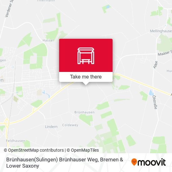 Brünhausen(Sulingen) Brünhauser Weg map