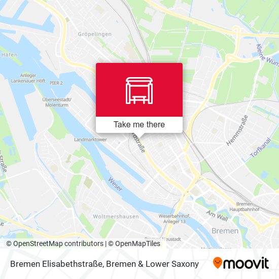 Bremen Elisabethstraße map
