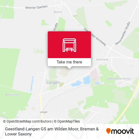 Geestland-Langen GS am Wilden Moor map