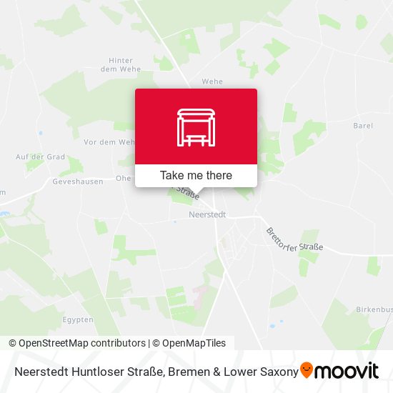 Neerstedt Huntloser Straße map