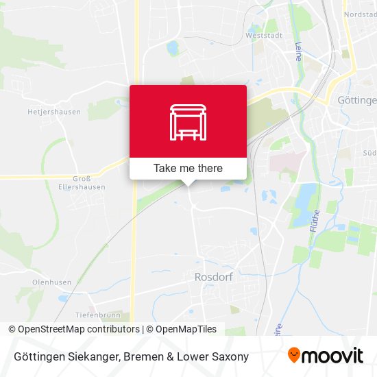 Göttingen Siekanger map