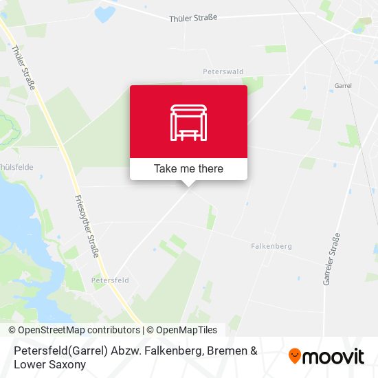 Petersfeld(Garrel) Abzw. Falkenberg map