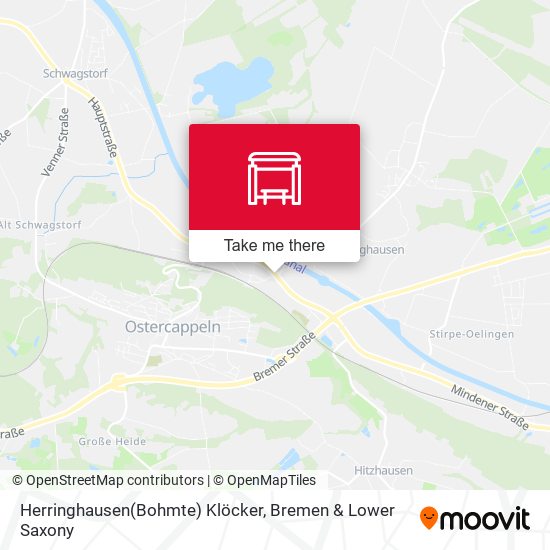Herringhausen(Bohmte) Klöcker map