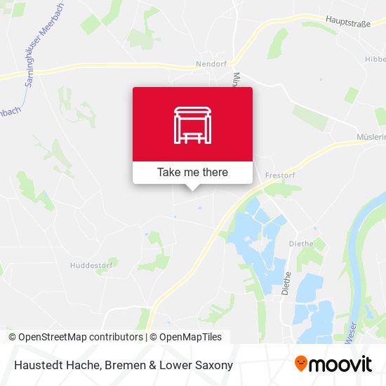 Haustedt Hache map