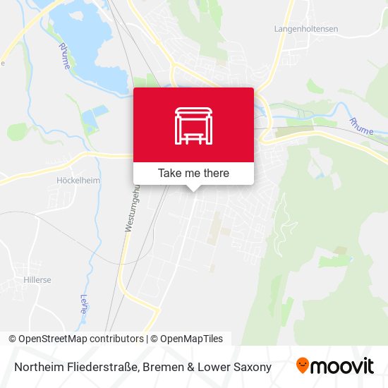 Northeim Fliederstraße map