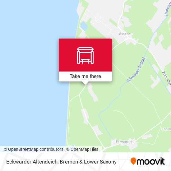 Eckwarder Altendeich map
