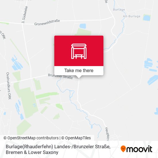 Burlage(Rhauderfehn) Landes- / Brunzeler Straße map
