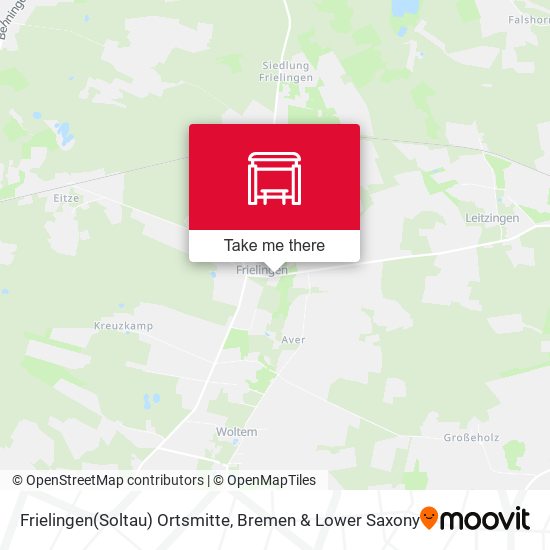 Frielingen(Soltau) Ortsmitte map