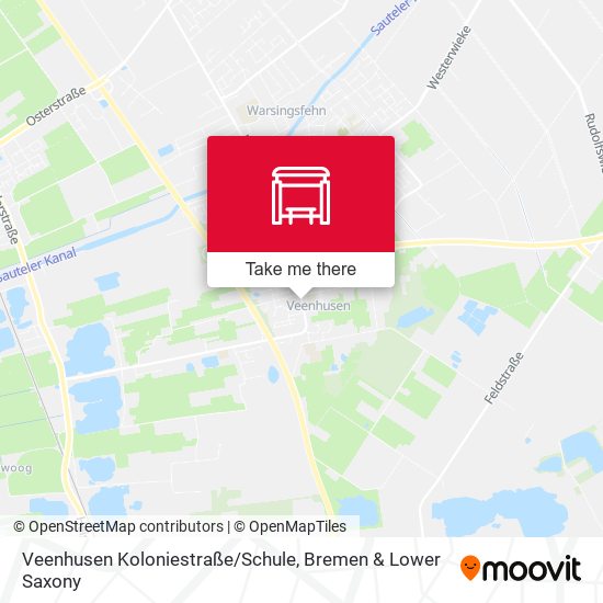 Veenhusen Koloniestraße/Schule map