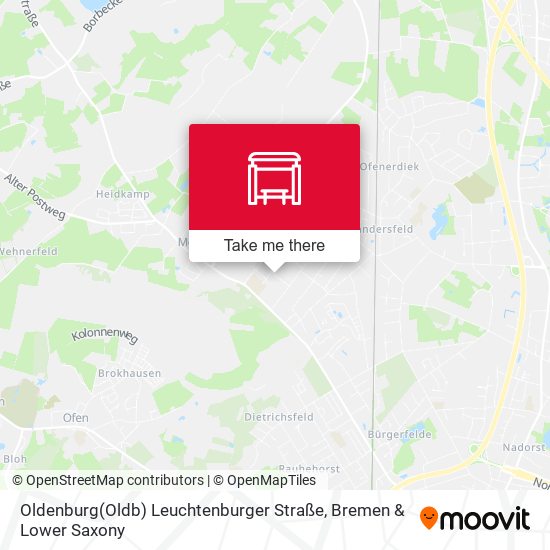 Oldenburg(Oldb) Leuchtenburger Straße map