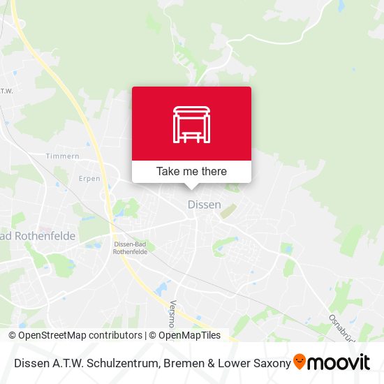 Dissen A.T.W. Schulzentrum map