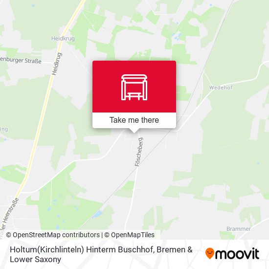 Holtum(Kirchlinteln) Hinterm Buschhof map