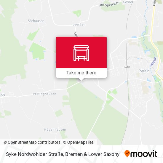 Syke Nordwohlder Straße map