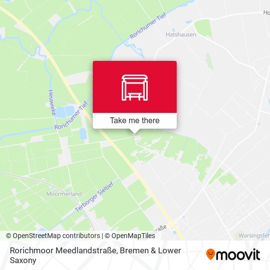 Rorichmoor Meedlandstraße map