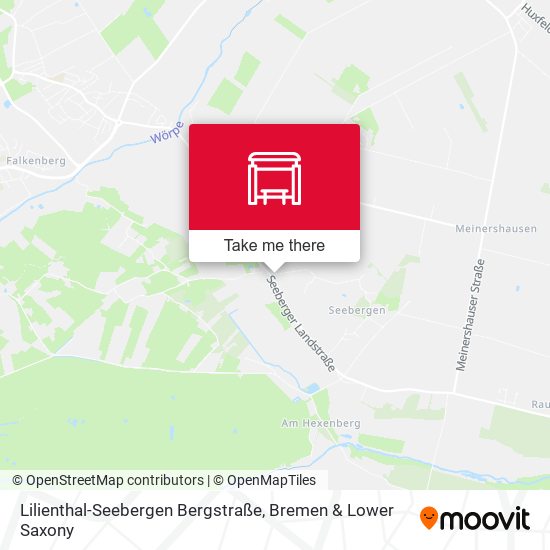 Lilienthal-Seebergen Bergstraße map