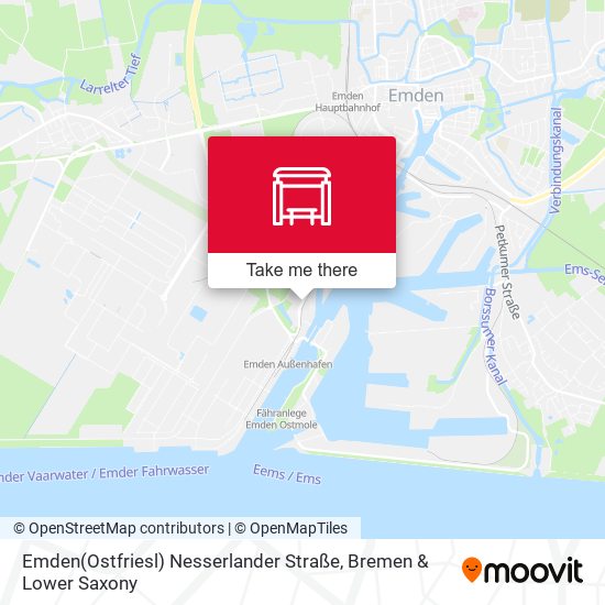 Emden(Ostfriesl) Nesserlander Straße map