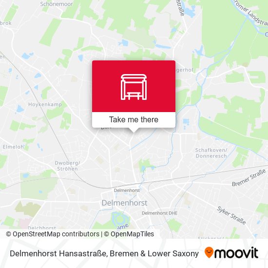 Delmenhorst Hansastraße map