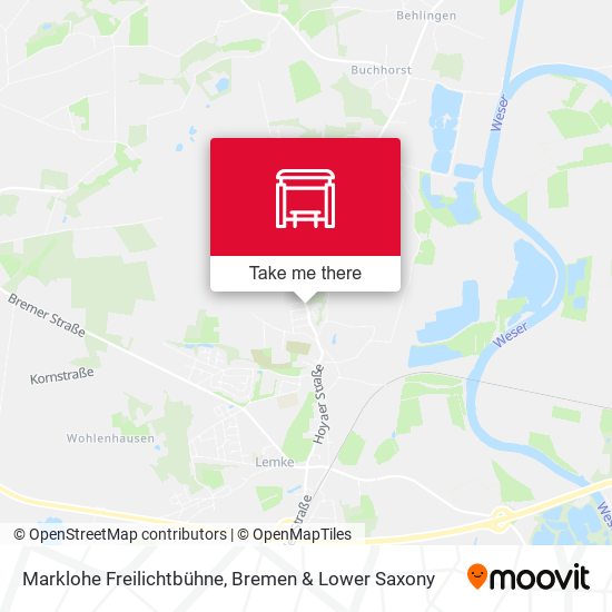 Marklohe Freilichtbühne map