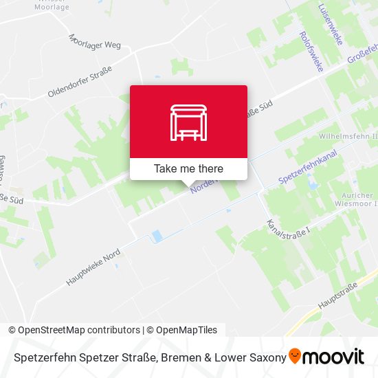 Spetzerfehn Spetzer Straße map