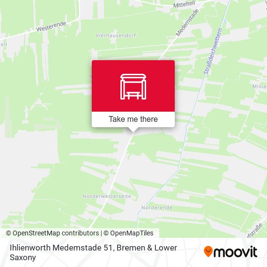 Ihlienworth Medemstade 51 map