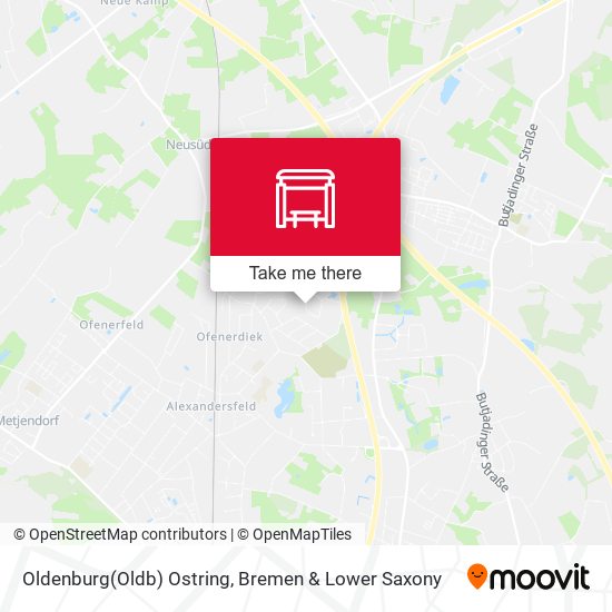 Oldenburg(Oldb) Ostring map