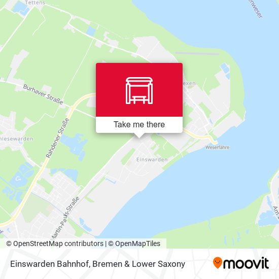 Einswarden Bahnhof map