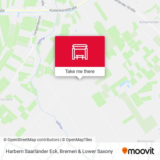 Harbern Saarländer Eck map