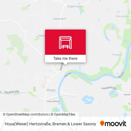 Hoya(Weser) Hertzstraße map