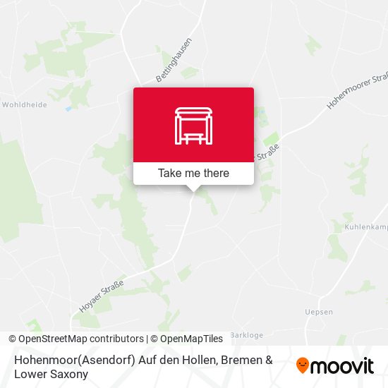 Hohenmoor(Asendorf) Auf den Hollen map