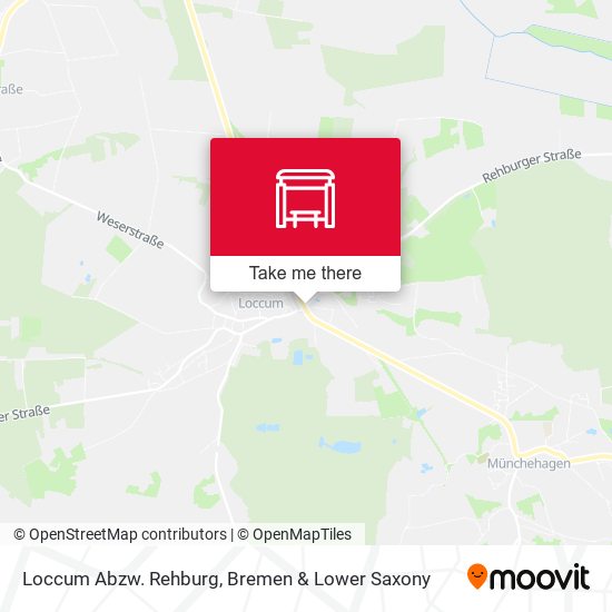 Loccum Abzw. Rehburg map