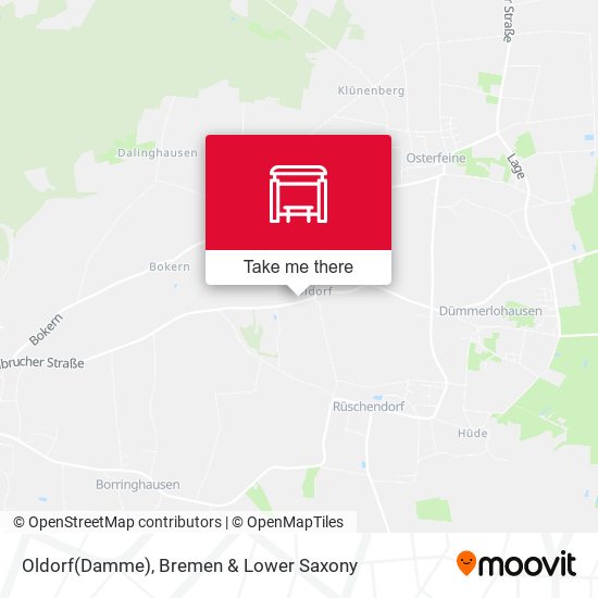 Oldorf(Damme) map