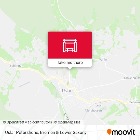 Uslar Petershöhe map