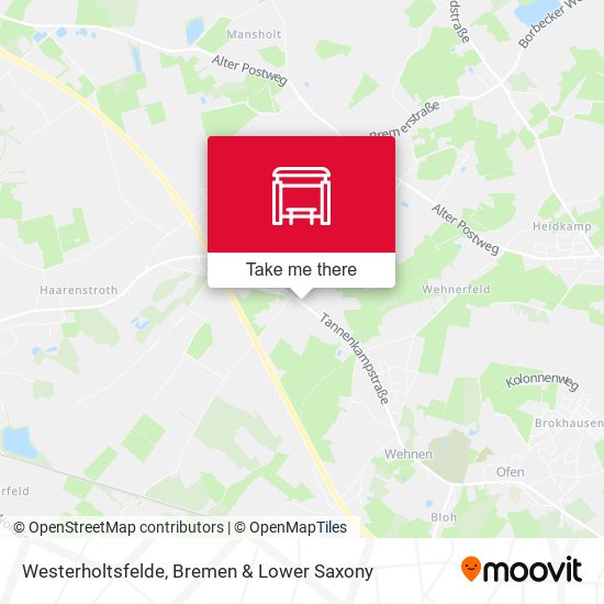 Westerholtsfelde map