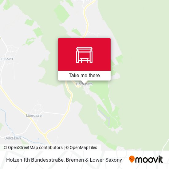 Holzen-Ith Bundesstraße map
