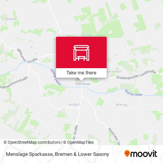 Menslage Sparkasse map