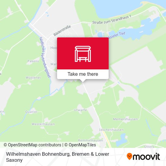 Wilhelmshaven Bohnenburg map