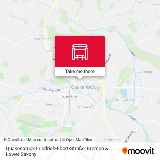 Quakenbrück Friedrich-Ebert-Straße map