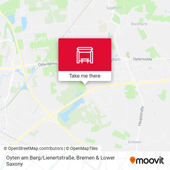 Oyten am Berg/Lienertstraße map