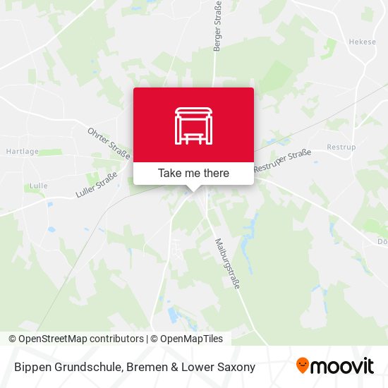 Bippen Grundschule map