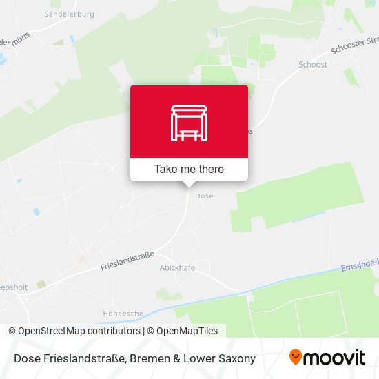 Dose Frieslandstraße map