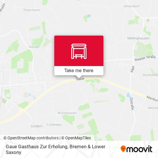 Gaue Gasthaus Zur Erholung map