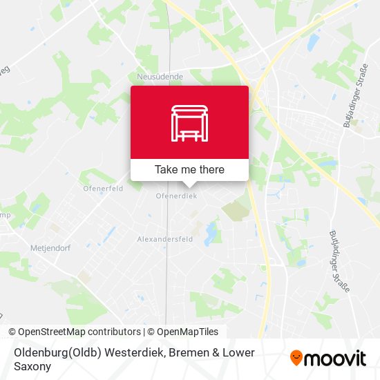 Oldenburg(Oldb) Westerdiek map