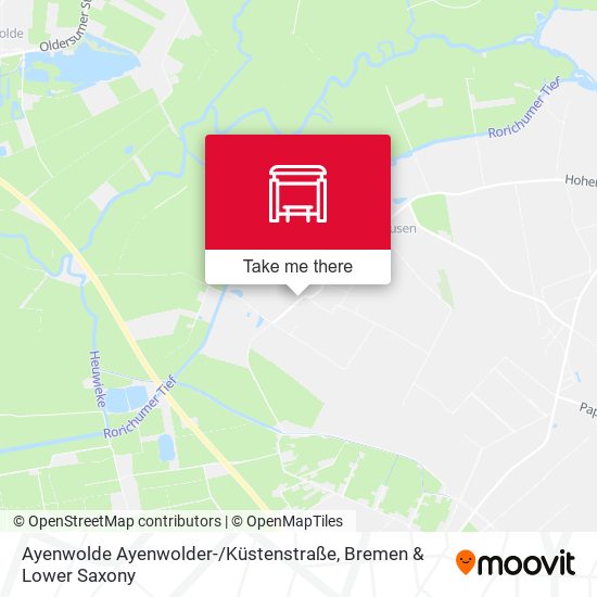 Ayenwolde Ayenwolder- / Küstenstraße map