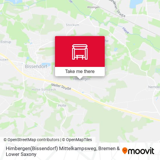 Himbergen(Bissendorf) Mittelkampsweg map