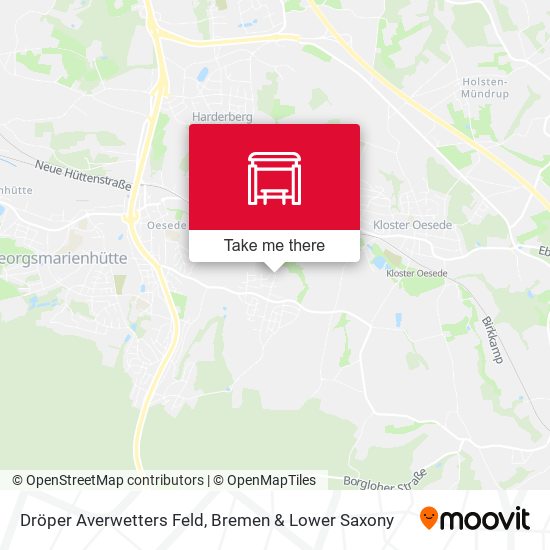 Dröper Averwetters Feld map